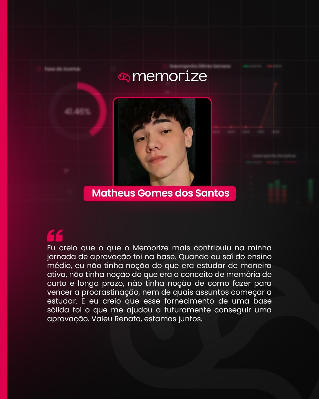Depoimento Matheus Gomes dos Santos