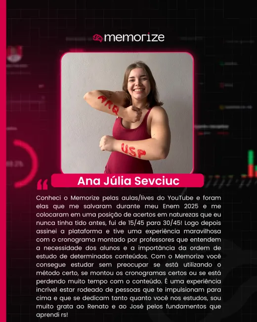 Depoimento de aluno Memorize