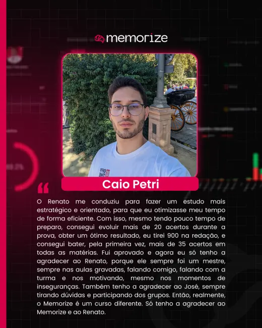 Depoimento de aluno Memorize