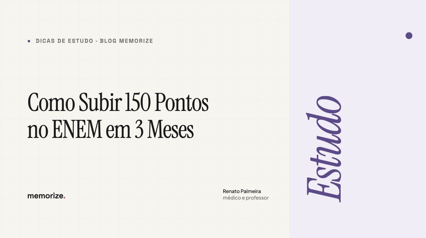 Como Subir 150 Pontos no ENEM em 3 Meses (Mapa de Ataque)