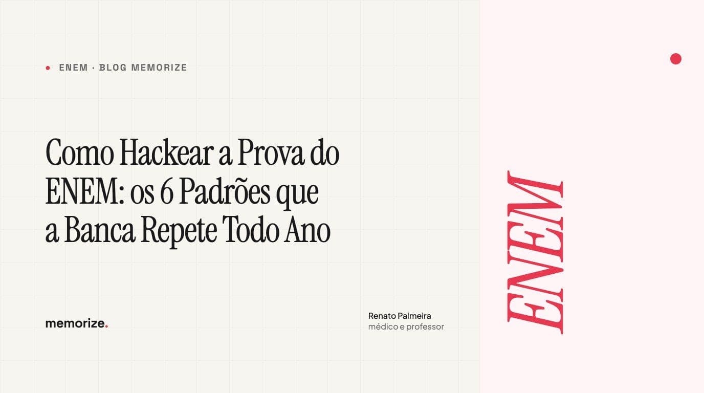 Como Hackear a Prova do ENEM: os 6 Padrões que a Banca Repete Todo Ano