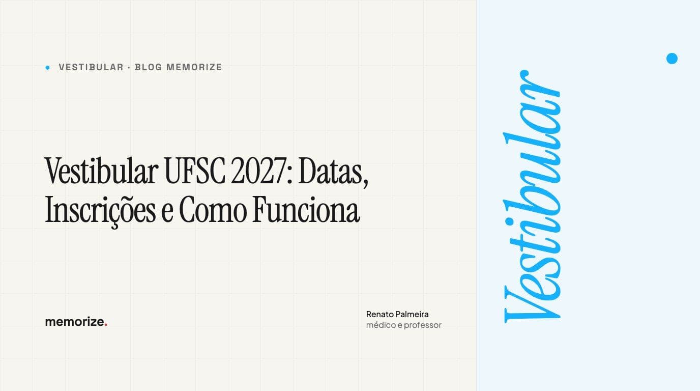 Vestibular UFSC 2027: Datas, Inscrições e Como Funciona