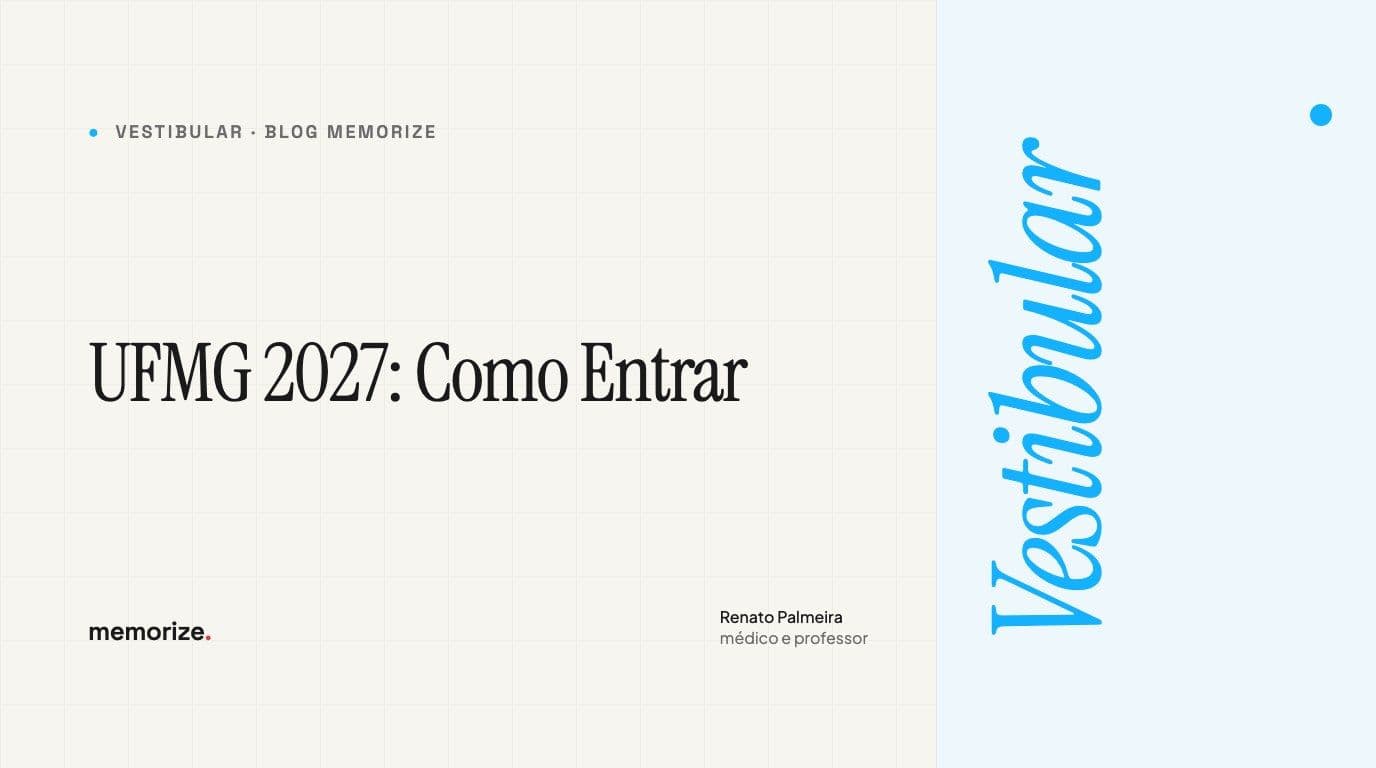 UFMG 2027: Como Entrar (SISU, ENEM e o que Existe de Vestibular)