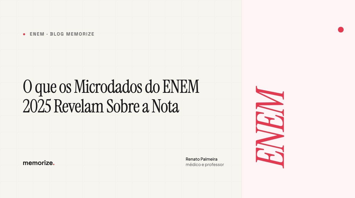 O que os Microdados do ENEM 2025 Revelam Sobre a Nota (Acertos × TRI por Área)
