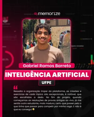 Card de aluno aprovado