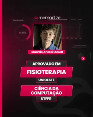 Card de aluno aprovado